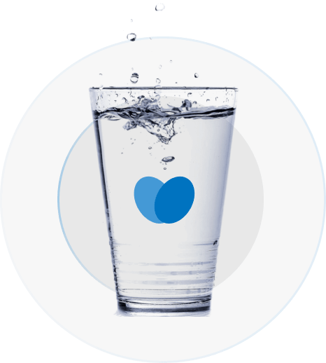 Água alcalina com ph 9